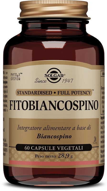 solgar fitobiancospino 60 capsule vegetali solgar ean 0033984011700