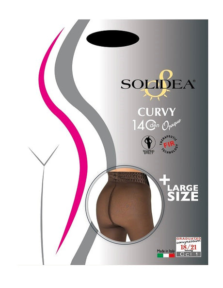solidea by calzificio pinelli curvy 140 opaque collant moka 4l xl solidea ean 8300496062660