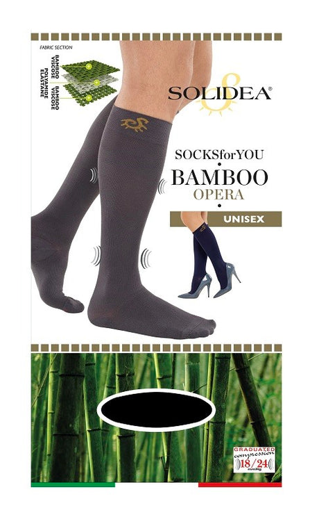 solidea by calzificio pinelli socks for you bamboo opera gambaletto nero s solidea ean 8300496062882