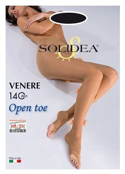 solidea by calzificio pinelli venere 140 open toe collant cipria 3 ml solidea ean 8300496052180