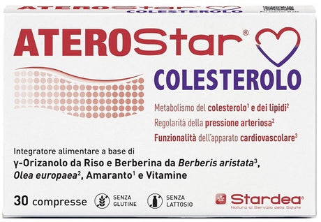 stardea aterostar colesterolo 30 compresse stardea ean 8053614910915