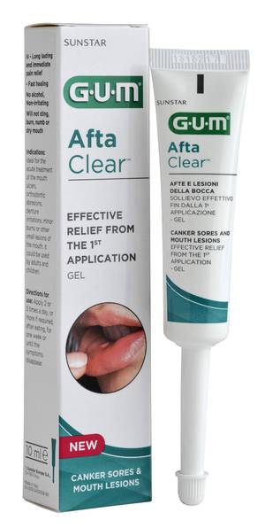 sunstar gum aftaclear gel 10 ml gum ean 7630019902205