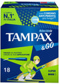 tampax tampax go super 18 pezzi tampax ean 8001480411463