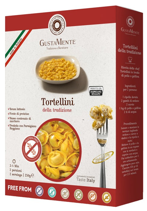 taste italy gustamente tortellini prosciutto 250 g ean 8058258930008