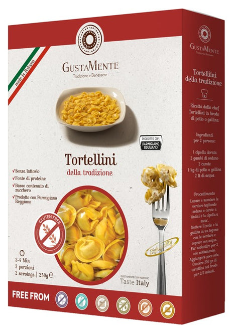 taste italy gustamente tortellini prosciutto 250 g ean 8058258930008