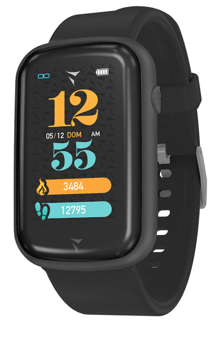 techmade techmade steps smartwatch total black ean 8099990146548