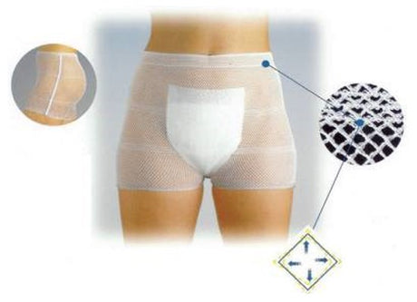 tecnologia ospedaliera mutandina per incontinenza a rete elastica net pant misura larga 3 pezzi 2 ean 8050762710404