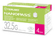 terumo italia ago per penna da insulina nanopass 325 gauge lunghezza 4 mm 100 pezzi terumo ean 4987350716729