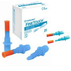 terumo italia lancette pungidito finetouch 23 gauge 25 pezzi finetouch ean 4987350708120