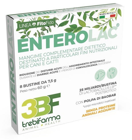 trebifarma enterolac polvere 8 bustine da 75 g enterolac ean 8033650120042