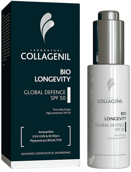 uniderm farmaceutici collagenil bio longevity global defence 30 ml collagenil ean 8032836152167