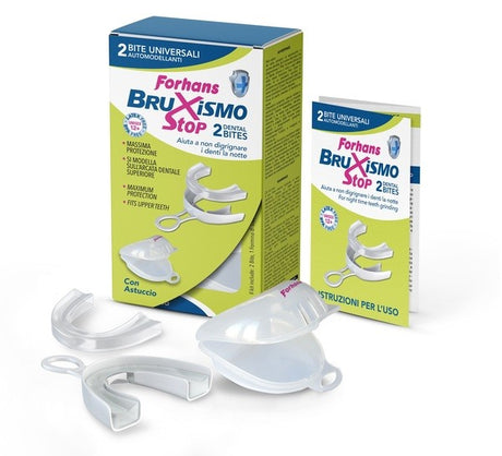 uragme bite universali automodellanti bruxismo stop forhans 2 pezzi forhans ean 8002185070221