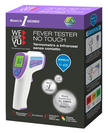 uragme termometro a infrarossi senza contatto wecareyu fever tester no touch 1 pezzo wecareyu ean 8002185060239