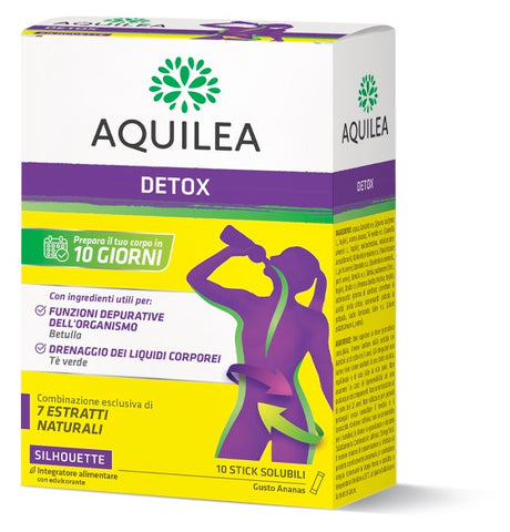 uriach italy aquilea detox 10 stick da 15 ml aquilea