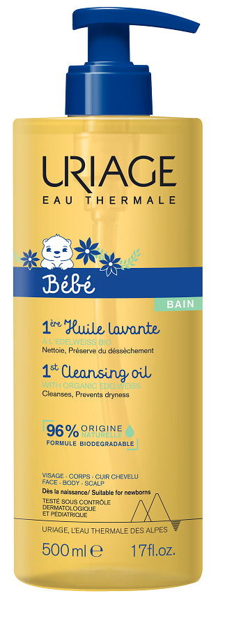 uriage laboratoires dermatolog eau thermale bebe huile lavante olio detergente 500 ml uriage ean 3661434008740