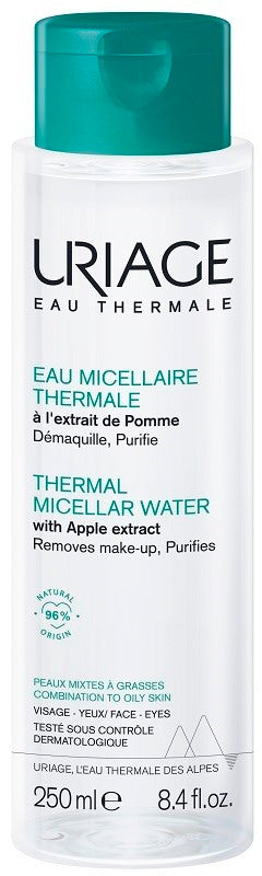 uriage uriage eau micellaire thermale pelli miste grasse flacone 250 ml uriage ean 3661434009358