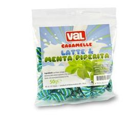 val val caramella latte menta busta 50 g