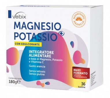 vebi istituto biochimico vebix magnesio potassio con edulcorante 36 buste 5 g vebix ean 8021235028128
