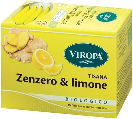viropa import viropa zenzerolimone biologico 15 filtri viropa ean 8012636005566
