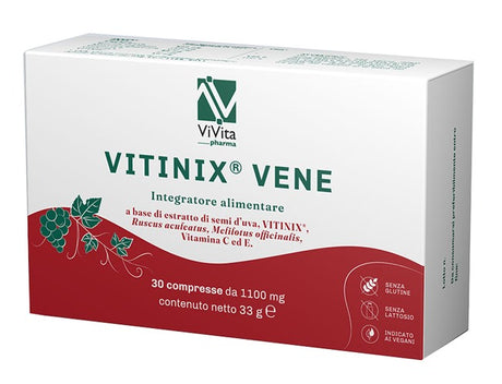 vivita vitinix vene 30 compresse