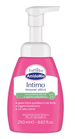 zeta farmaceutici euphidra amidomio intimo mousse attiva ph 35 250 ml euphidra ean 8056772635317