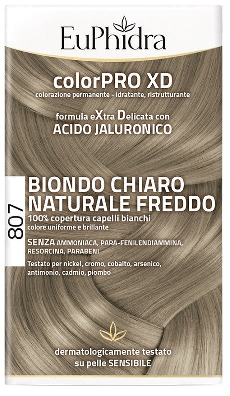 zeta farmaceutici euphidra colorpro xd 807 biondo chiaro naturale f colore attivante balsamo cuffia guanti euphidra ean 8056772637342