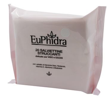 zeta farmaceutici euphidra salviettine struccanti 20 pezzi euphidra ean 8056772633511