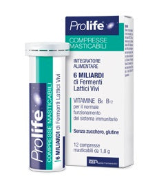 zeta farmaceutici prolife compresse masticabili integratore alimentare in tubetto con astuccio prolife ean 8056772633351