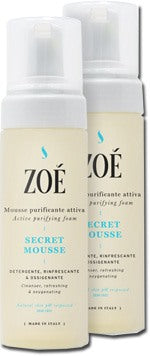 zoe cosmetics zoe secret mousse purificante attiva 150 ml ean 8056737390053